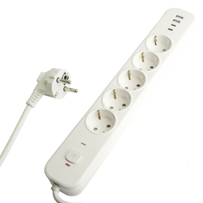 Розеточные блоки, удлинители Nova 50102