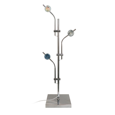 Торшер  ULM-T640 3x2W/3000K CHROME MULTICOLOR