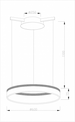 Подвесной светильник Via V1720-PL