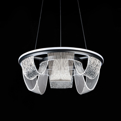 Подвесной светильник LED4U L7706-460 BK