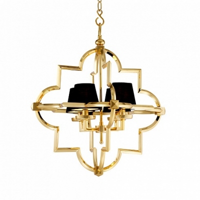 Подвесная люстра Mandeville KM0728P-4M gold/black
