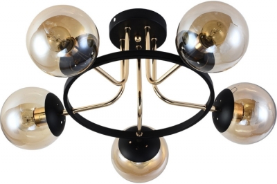 Потолочная люстра  01344-0.3-05 BK+FGD