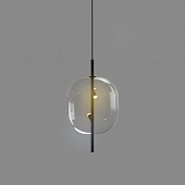 Подвесной светильник 10018P 10018P/1 black/clear 