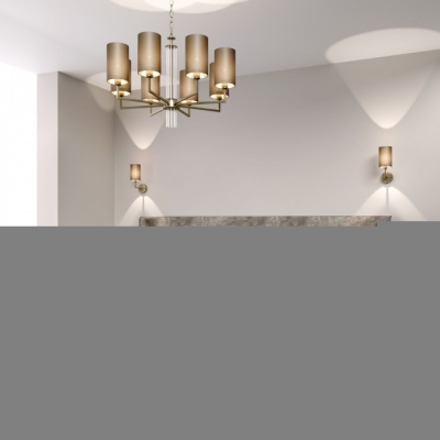 Подвесная люстра Soffio 60134/6 никель