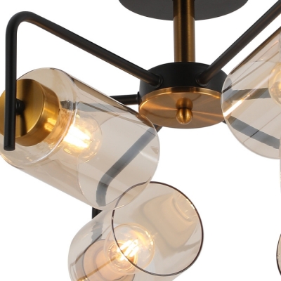 Потолочная люстра  IL8248-6COU-79 BK GD