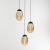 Подвесной светильник MD25090022 MD25090022-3A matt black/champagne