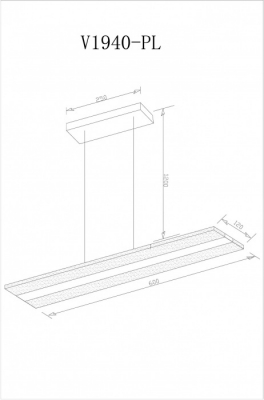 Подвесной светильник Holo V1940-PL