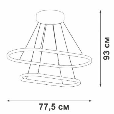 Подвесной светильник  V4678DT-0/2S