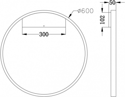 Настенный светильник Rim MOD058WL-L35BS4K