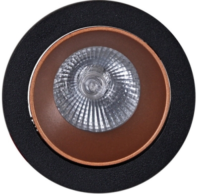 Точечный светильник  16085-9.0-001PT MR16 BK+ROSE GD