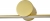Настенный светильник Line 10281/1LED Gold