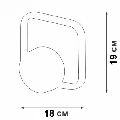 Настенный светильник  V04612-03/1A