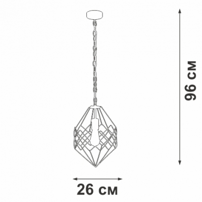 Подвесная люстра  V3007-8/1