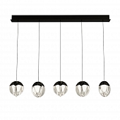 Подвесной светильник MD24001033 MD24001033-5B black/clear 