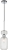 Подвесной светильник Gloss 1141/1S Chrome/Clear