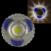 Точечный светильник  42240-9.0-001PL MR16+LED3W CL/BL 