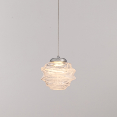 Подвесной светильник MD25030003 MD25030003-1A chrome/clear