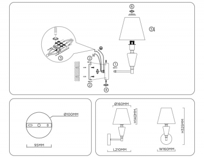 Бра High Light LH75259