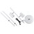 Торшер  ULM-T600 2х6W/4500K/DIM WHITE
