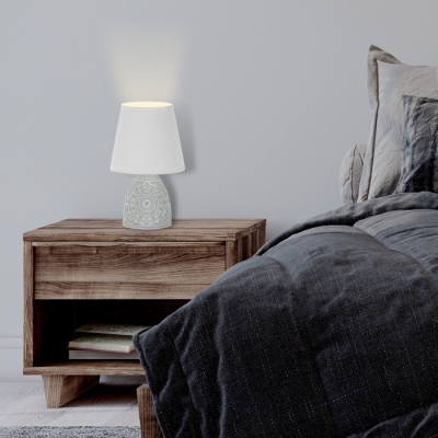 Интерьерная настольная лампа  UML-B301 E14 LIGHT GREY