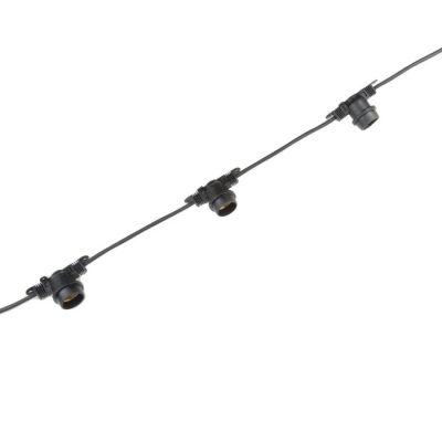 Гирлянда  UDL-K110 40/E27/10M IP65 BLACK BELT-LIGHT