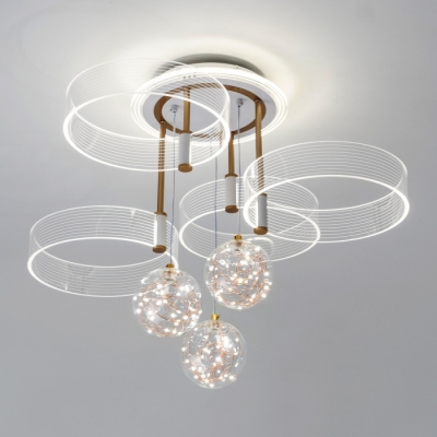 Потолочная люстра LED4U L1040-750 WT