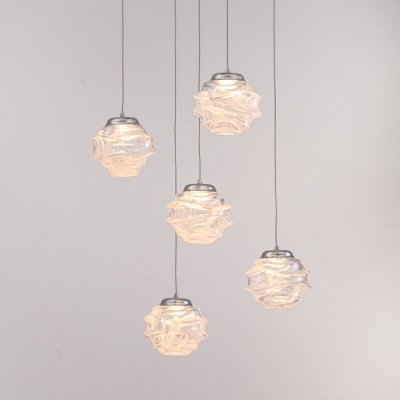 Подвесной светильник MD25030003 MD25030003-5A chrome/clear