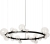 Подвесная люстра Art Deco Bubble 8828P/L black/clear Подвесная люстра Art Deco Bubble 8828P/L black/clear