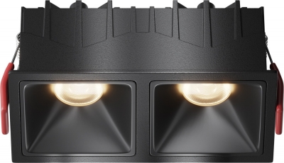 Точечный светильник Alfa LED DL043-02-10W3K-SQ-B-1