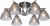 Потолочная люстра Adonis 659/6PL Black