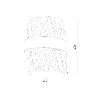Настенный светильник Corona 1685/01 AP-1