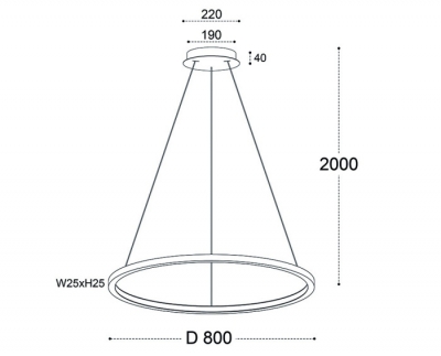 Подвесной светильник  IT013-6028 white 3000K