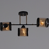 Потолочная люстра  09063-3.3-03 BK+FG 