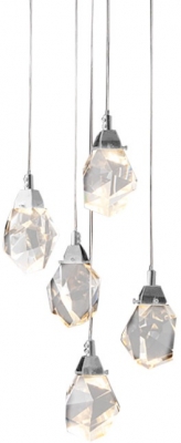 Подвесной светильник Crystal rock OM820083-5C (MD-020B-5 chrome)