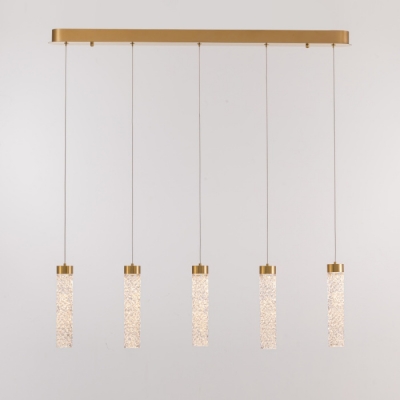 Подвесной светильник MD24030028 MD24030028-5B brass/clear