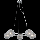 Подвесная люстра  IL0728-5PSQ-24 CR ARIES 