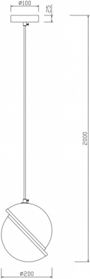 Подвесной светильник Element FR5181PL-01BS