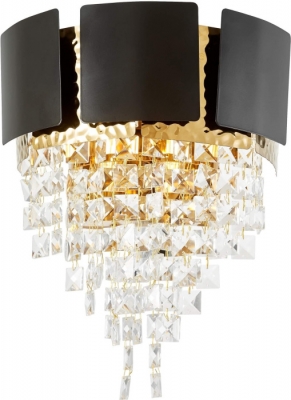 Бра Molina LDW 7045-2 BK+GD