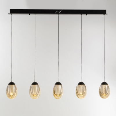 Подвесной светильник MD25090022 MD25090022-5B matt black/champagne
