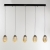 Подвесной светильник MD25090022 MD25090022-5B matt black/champagne