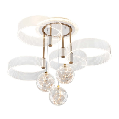 Потолочная люстра LED4U L1040-750 WT