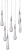 Подвесной светильник Pour MD2060-7A satin nickel Подвесной светильник Pour MD2060-7A satin nickel