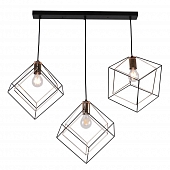 Подвесной светильник  MD.0830-3-P BK+FGD 