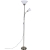 Торшер  UML-T520 E27+E14 SILVER/WHITE