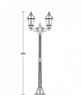 Наземный фонарь  95208LA Gb