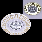 Точечный светильник  09504-9.0-001MN MR16+LED3W WH/GD 