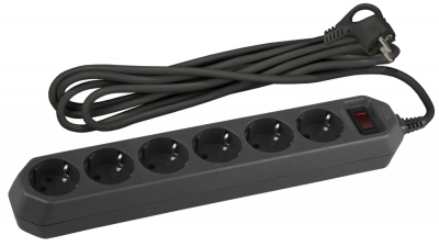 Розеточные блоки, удлинители  USF-6es-1,5m-B-BOX