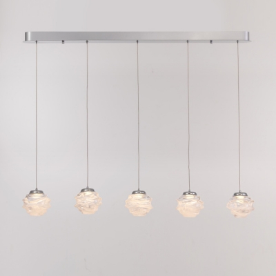Подвесной светильник MD25030003 MD25030003-5B chrome/clear