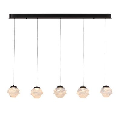 Подвесной светильник MD25030003 MD25030003-5B matt black/clear