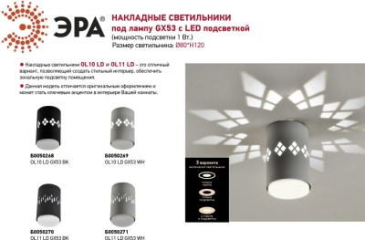 Точечный светильник  OL10 LD GX53 WH